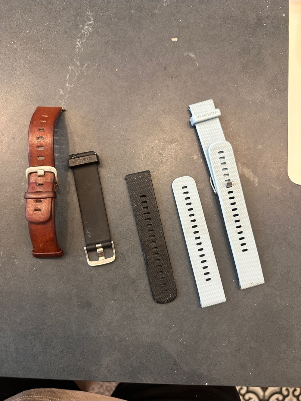 Garmin Silicone & Leather Watch Bands